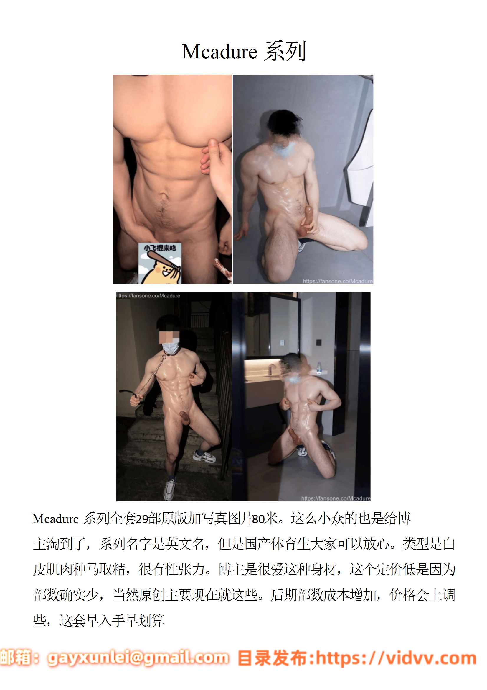 QJ157-Mcadure 系列【$150】【部数：29部】